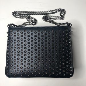 CHRISTIAN LOUBOUTIN Calfskin Small Triloubi Paris